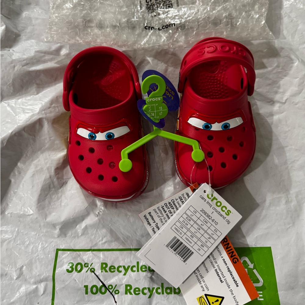 CROCS Lightning McQueen- Toddler